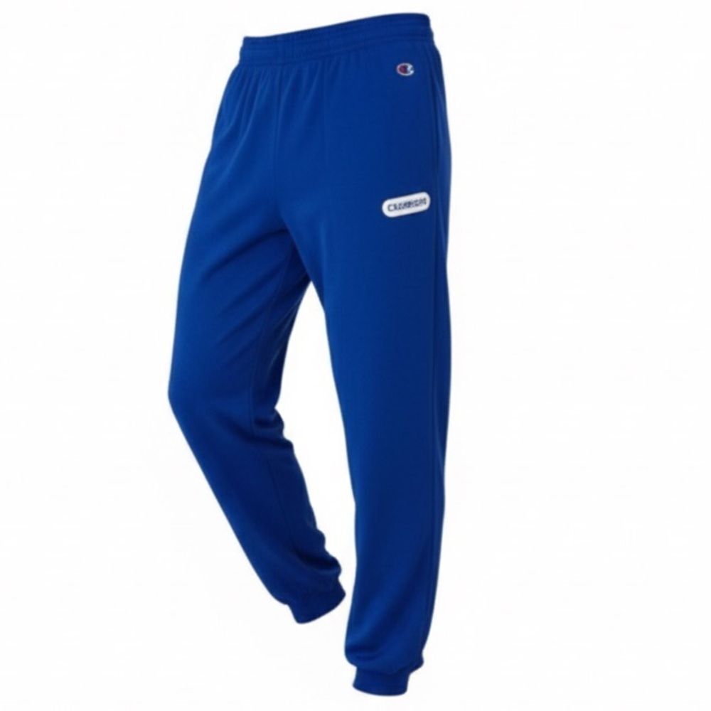 Champion NWT Attack Standard Fit Mesh Breeze Pants Surf the Web Blue